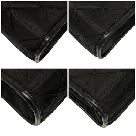 Auth PRADA - 1BA354 Black Nylon Leather Tote Bag - Picture 16 of 16